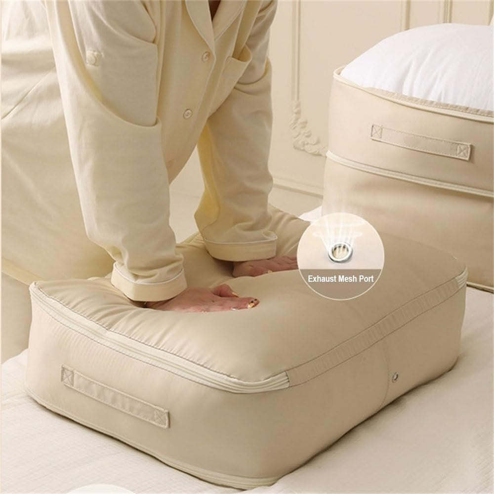 Moonval Self-Compression Storage Organizer, Ultra Space-Saving Clothes Storage Bag for Travel & Home