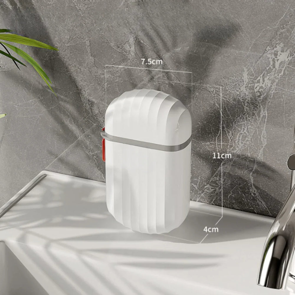 Moonval Leakproof Travel Soap Box, Sealed Bar Holder with Locking Strap