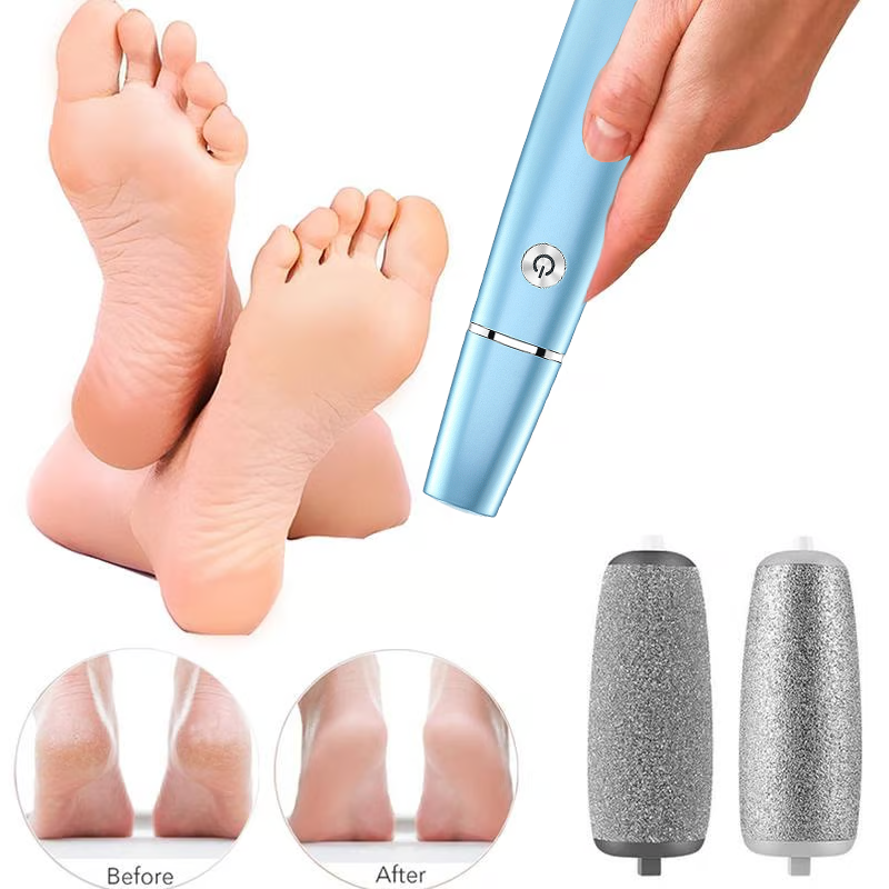 Moonval Electric Callus Remover, Rechargeable Foot Care Tool for Smooth Heels & Dry Skin