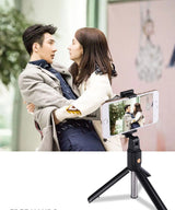 Moonval Selfie Stick Tripod, Extendable Phone Stand with Bluetooth Remote for iPhone & Android