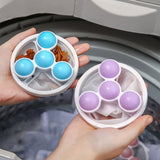 Moonval Floating Hair Catcher, Reusable Mesh Drain Filter for Washers, Sinks & Bathtubs