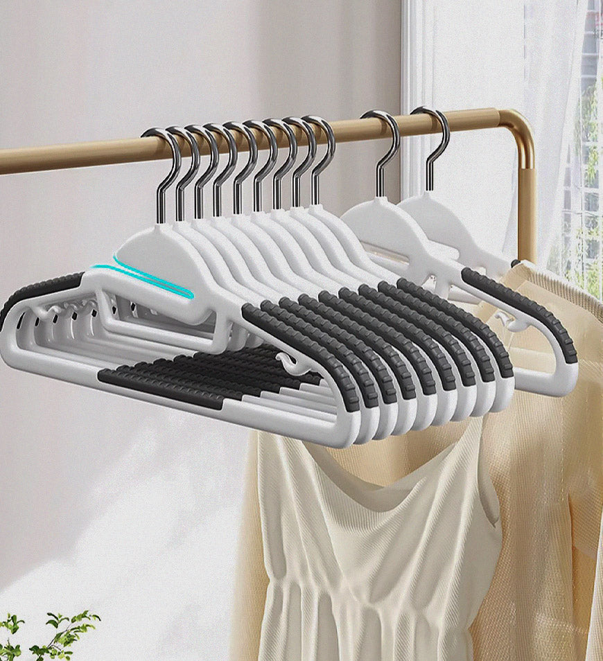 Moonval Clothes Hangers, 20-Pack Non-Slip Space-Saving Closet Hangers
