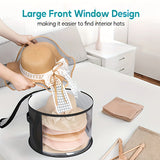 Moonval Hat Organizer, Wall-Mounted & Over-the-Door Cap Storage Rack for Baseball Caps