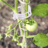 Moonval Plant Ties, Reusable Plastic Garden Plant Support Clips for Vines, Tomatoes & Vegetables