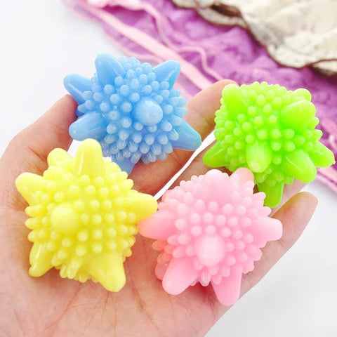 Moonval Laundry Dryer Balls, 10-Pack Reusable Washing Balls for Softer Clothes & Reduced Wrinkles