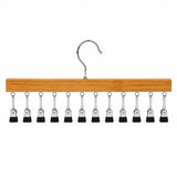 Moonval Adjustable Pants Hangers, Multi-Clip Closet Organizer for Pants, Skirts & Hats