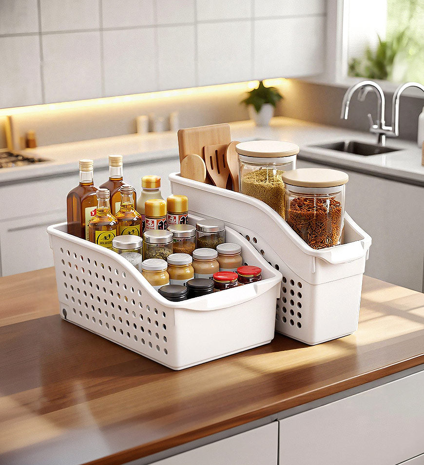 Moonval Pull-Out Pantry Organizer, Rolling Kitchen Cabinet Storage Shelf with Wheels