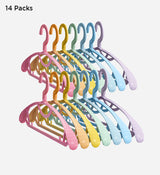 Moonval Non-Slip Space-Saving Hangers, Rainbow Color Clothes Hangers for Closet Organization