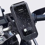 Moonval Waterproof Bike Phone Holder, Touchscreen Bicycle & Motorcycle Handlebar Mount