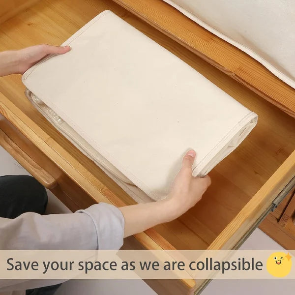 Moonval Self-Compression Storage Organizer, Ultra Space-Saving Clothes Storage Bag for Travel & Home
