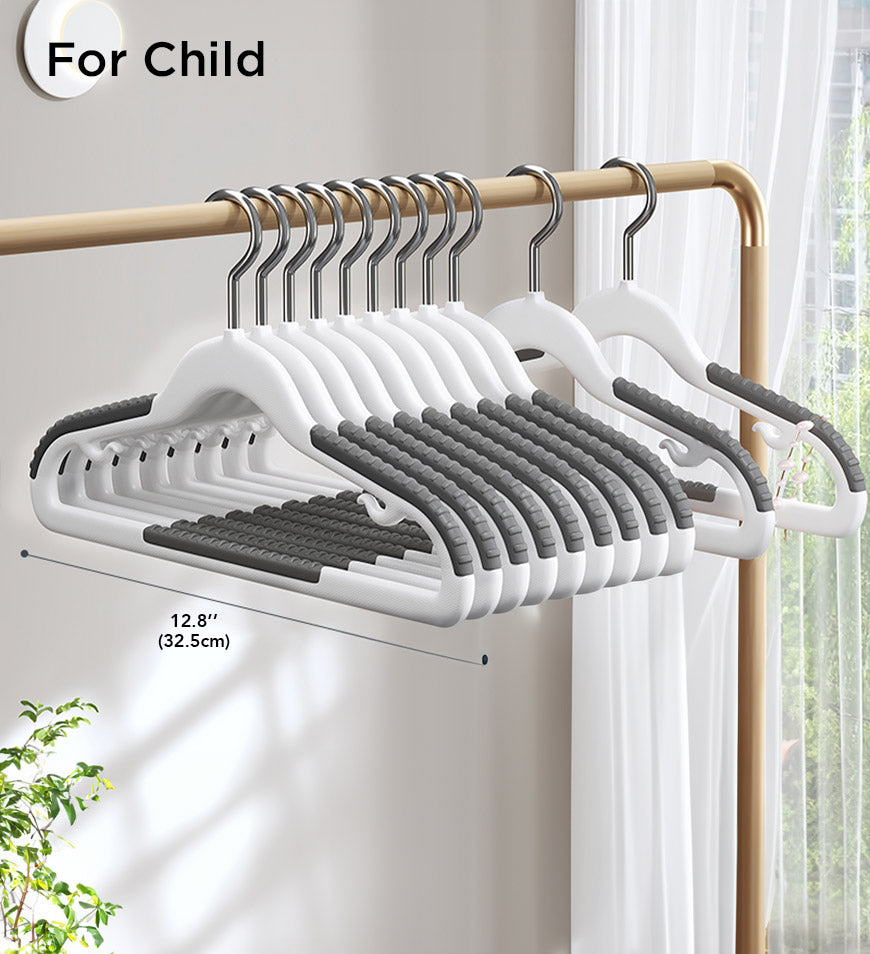 Moonval Clothes Hangers, 20-Pack Non-Slip Space-Saving Closet Hangers