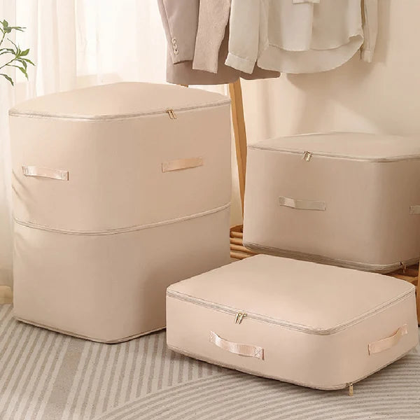 Moonval Self-Compression Storage Organizer, Ultra Space-Saving Clothes Storage Bag for Travel & Home