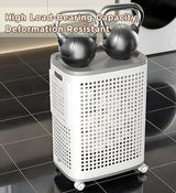 Moonval Rolling Laundry Basket, Wheeled Foldable Clothes Hamper with Removable Laundry Bag