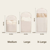 Moonval Hanging Garment Storage Bag, Space-Saving Closet Organizer with Hanging Design
