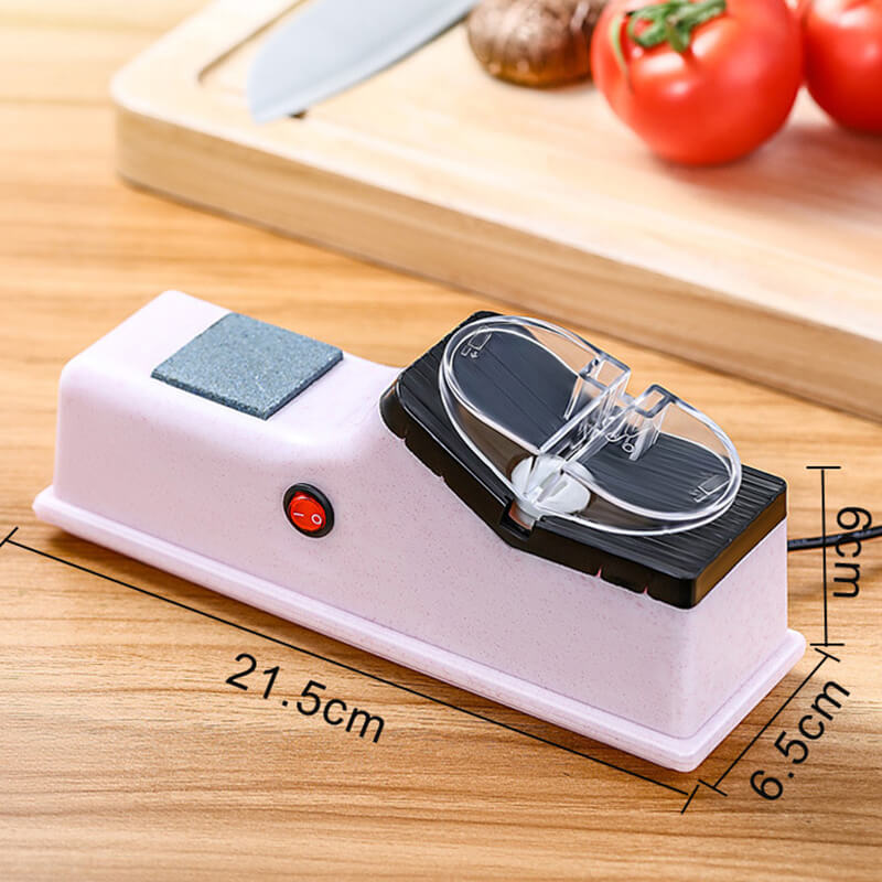 Moonval Electric Knife Sharpener, USB-Powered Multi-Angle Sharpening System with Safety Guard