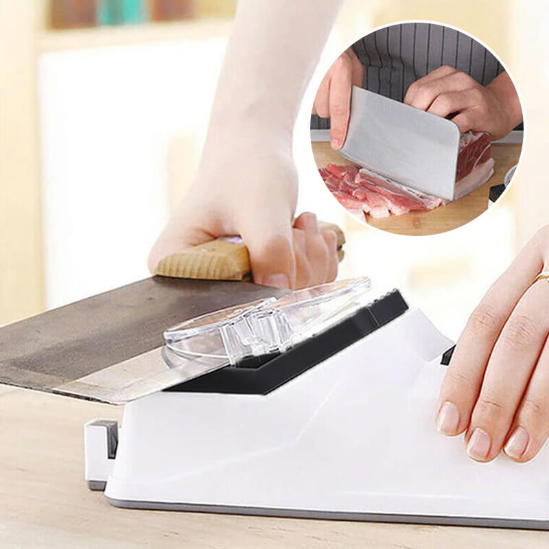 Moonval Electric Knife Sharpener, USB-Powered Multi-Angle Sharpening System with Safety Guard