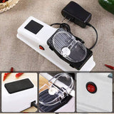 Moonval Electric Knife Sharpener, USB-Powered Multi-Angle Sharpening System with Safety Guard