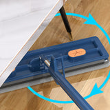 Moonval Flat Mop & Bucket Set, Ultra-Absorbent 360° Swivel Floor Cleaning System