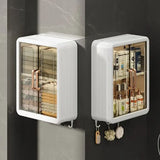 Moonval Wall-Mounted Magnetic Storage Rack, Self-Adhesive Organizer Shelf for Kitchen & Bathroom