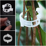 Moonval Plant Ties, Reusable Plastic Garden Plant Support Clips for Vines, Tomatoes & Vegetables