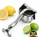 Moonval Stainless Steel Citrus Juicer, Heavy-Duty Manual Lemon & Lime Fruit Press