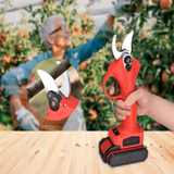 Moonval Cordless Pruning Shears, Rechargeable Electric Fruit Tree Trimmer for Precision Cutting
