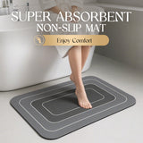 Moonval Non-Slip Floor Rug, Super Absorbent Quick-Dry Bathroom & Kitchen Mat