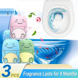 Moonval Magic Toilet Cleaner Tablets, Deodorizing Toilet Bowl Cleaner for Stain & Odor Removal