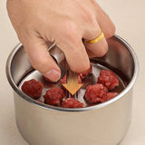 Moonval Stainless Steel Meatball Maker, Manual Meatball Mold for Uniform Meatballs