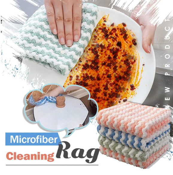 Moonval Microfiber Cleaning Cloths, Reusable Absorbent Kitchen Dish & Surface Towels