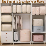 Moonval Self-Compression Storage Organizer, Ultra Space-Saving Clothes Storage Bag for Travel & Home