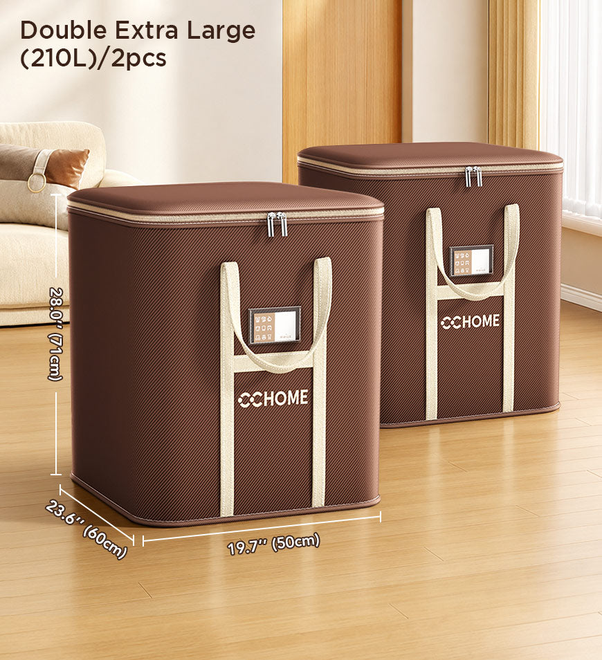 Moonval Extra Large Moving Bags, Heavy-Duty Foldable Storage Bags with Reinforced Handles