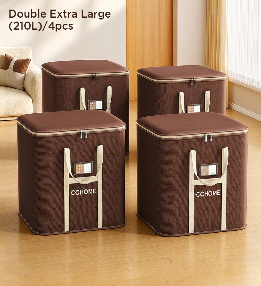 Moonval Extra Large Moving Bags, Heavy-Duty Foldable Storage Bags with Reinforced Handles