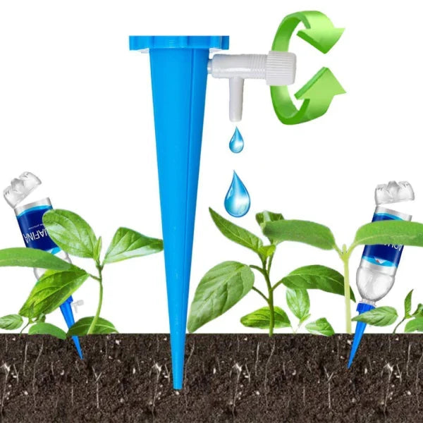 Moonval Self Watering Spikes, 24-Pack Adjustable Plant Watering Devices for Bottles