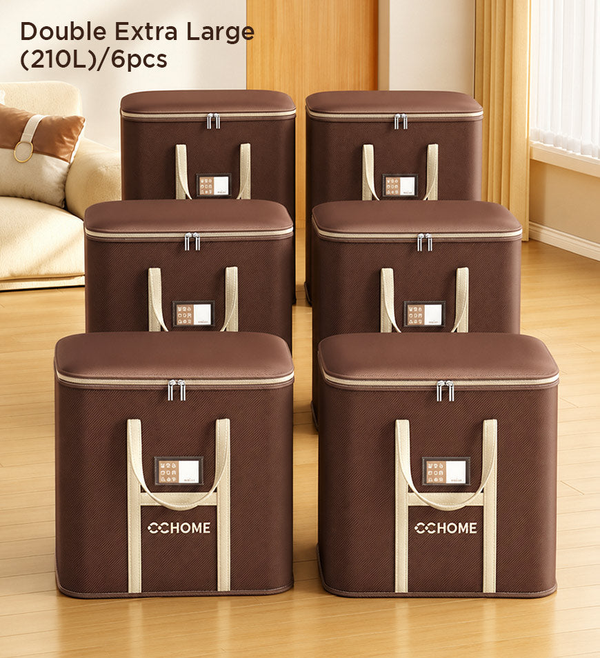 Moonval Extra Large Moving Bags, Heavy-Duty Foldable Storage Bags with Reinforced Handles