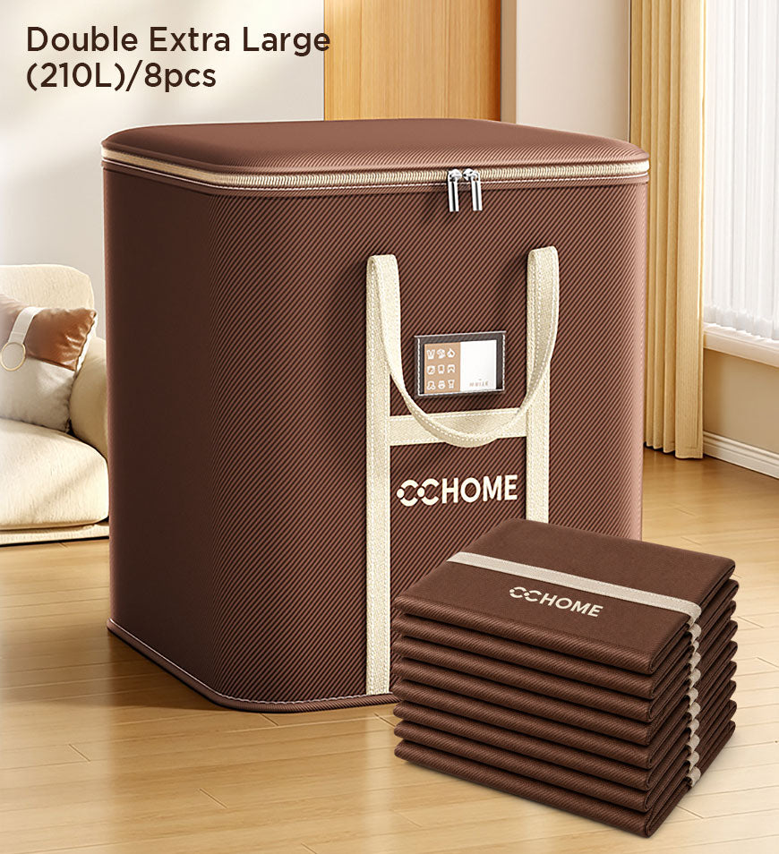 Moonval Extra Large Moving Bags, Heavy-Duty Foldable Storage Bags with Reinforced Handles