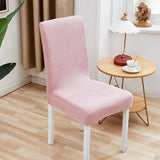 Moonval Stretch Chair Covers, 6-Pack Waterproof Textured Dining Chair Slipcovers Universal Fit