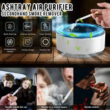 Moonval Portable Smoke Air Purifier, Rechargeable Desktop Smoke Extractor for Home, Office & Travel