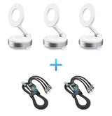 Moonval Vacuum Magnetic Car Phone Mount, Hands-Free Suction Holder with 360° Rotation