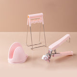 Moonval Hot Dish Lifter, Anti-Scald Bowl & Plate Gripper with Stainless Steel Arms