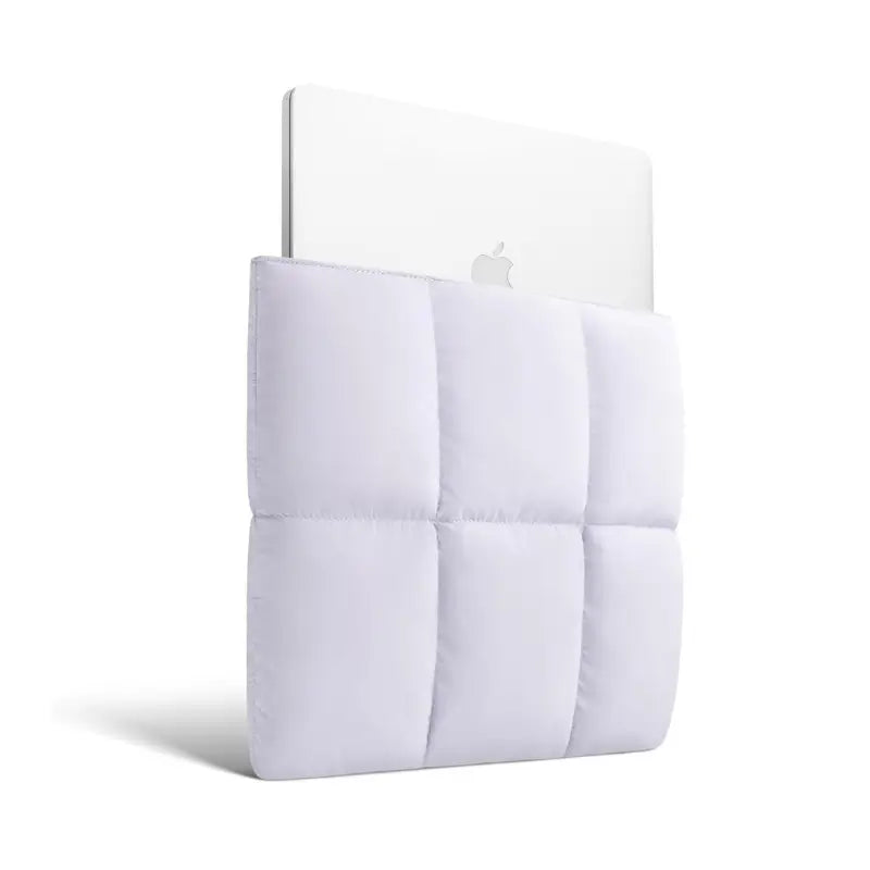 Moonval Puffy Laptop Sleeve, Quilted Protective Laptop Case with Soft Padded Interior