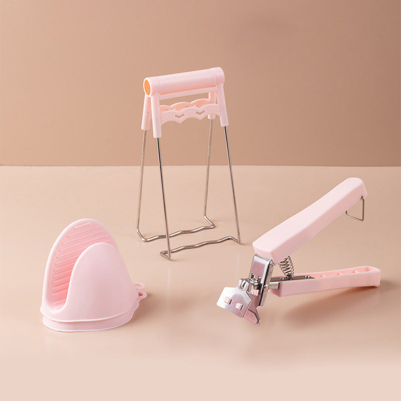 Moonval Hot Dish Lifter, Anti-Scald Bowl & Plate Gripper with Stainless Steel Arms