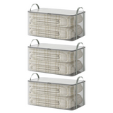 Moonval Heavy-Duty Storage Bag, Large Clear Plastic Moving & Clothes Storage Bag with Handles