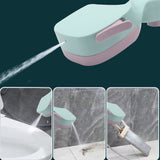 Moonval 4-Mode High-Pressure Handheld Shower Head with Pause Switch & Spray Gun