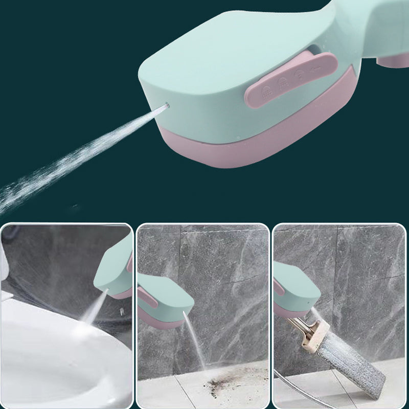 Moonval 4-Mode High-Pressure Handheld Shower Head with Pause Switch & Spray Gun