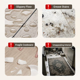 Moonval Non-Slip Floor Rug, Super Absorbent Quick-Dry Bathroom & Kitchen Mat