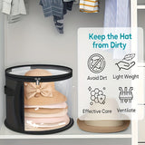 Moonval Hat Organizer, Wall-Mounted & Over-the-Door Cap Storage Rack for Baseball Caps