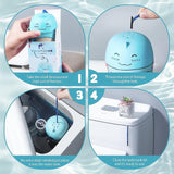 Moonval Magic Toilet Cleaner Tablets, Deodorizing Toilet Bowl Cleaner for Stain & Odor Removal