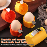 Moonval Egg Shell Opener, Stainless Steel Egg Cracker Tool for Clean & Easy Egg Opening