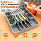 Moonval Multifunction Kitchen Organizer, Countertop Storage Rack for Spices, Utensils & Cooking Essentials